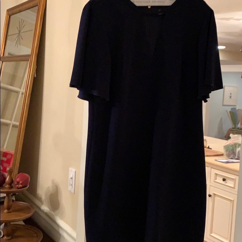 Trina Turk navy dress size 12.  Fully lined